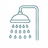 Raho Outdoor Shower